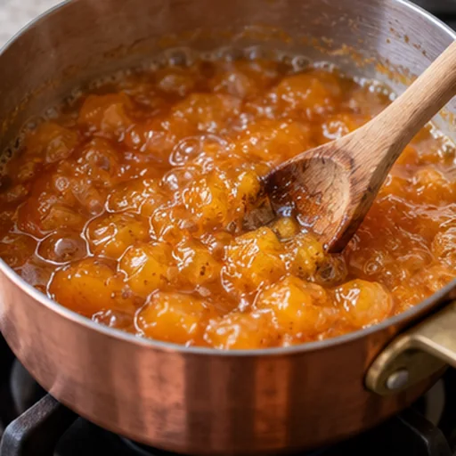 Crêpes à la confiture d’abricots et aux amandes : étape 7
