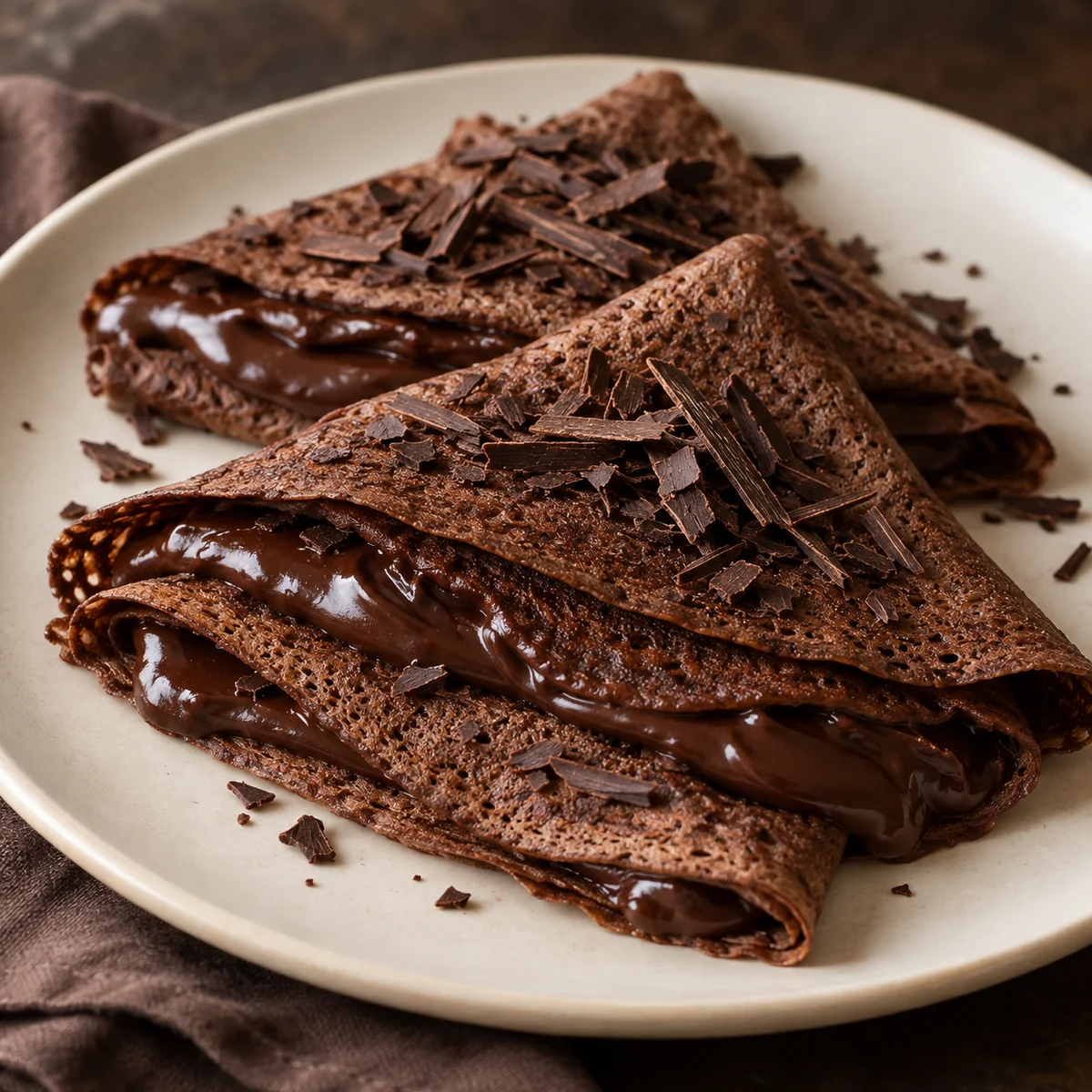 Crêpes tout chocolat