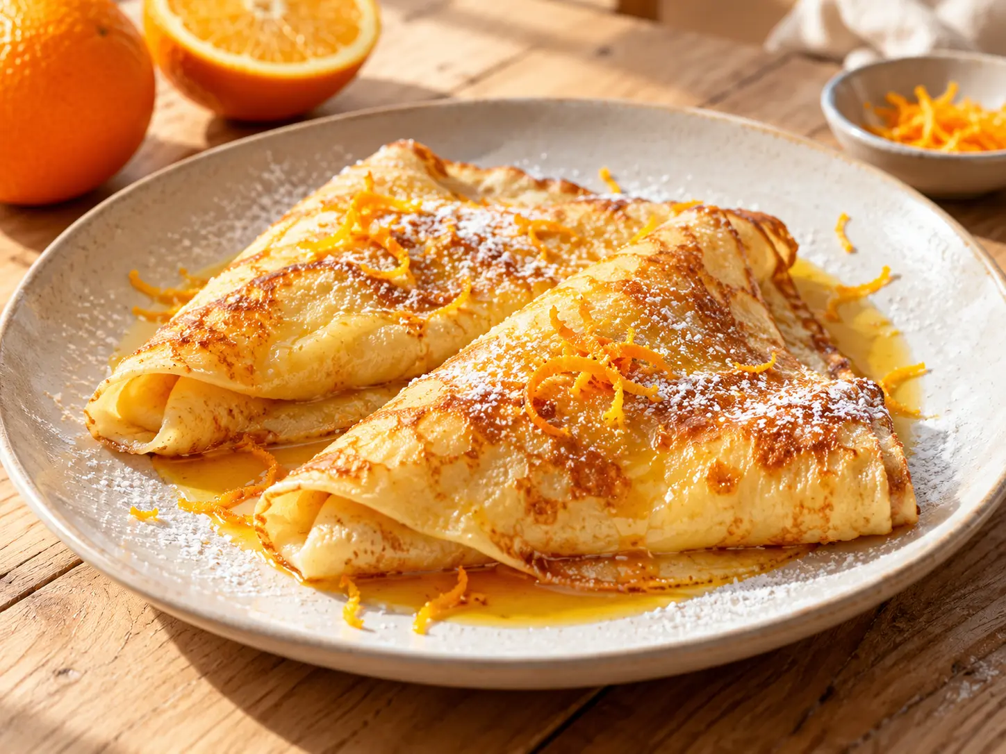Crêpes soufflées au Grand Marnier