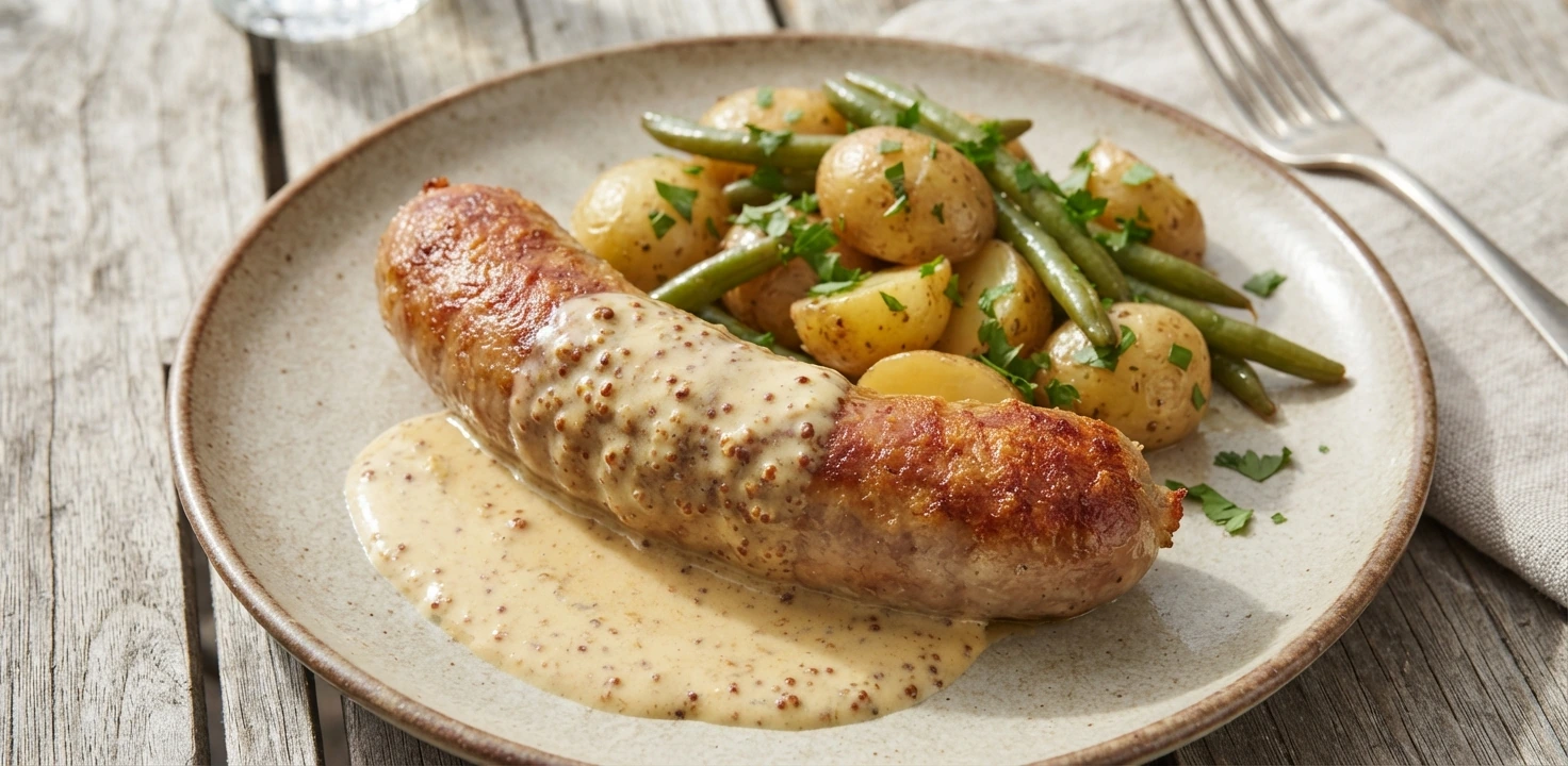 Andouillette de Troyes sauce moutarde