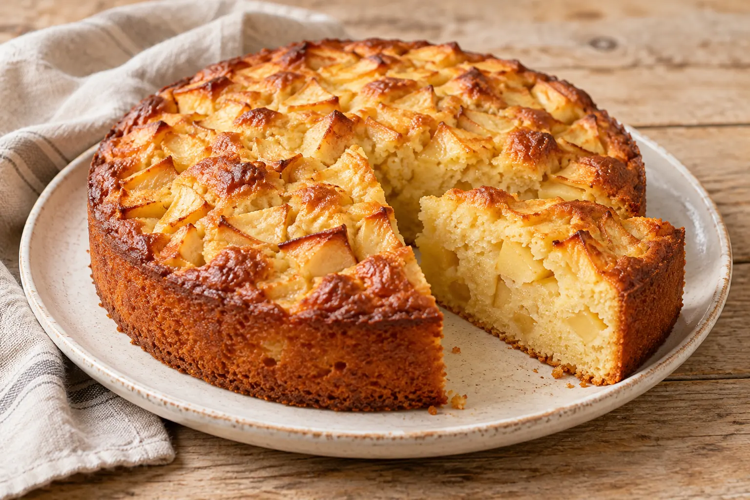 Gâteau aux pommes moelleux