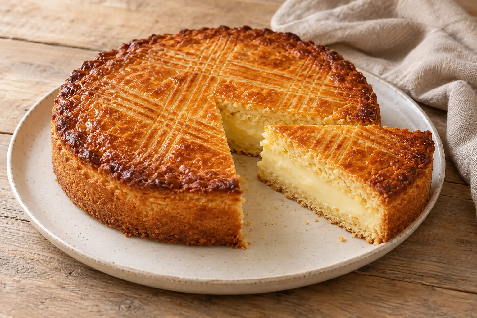 Gâteau basque à la crème
