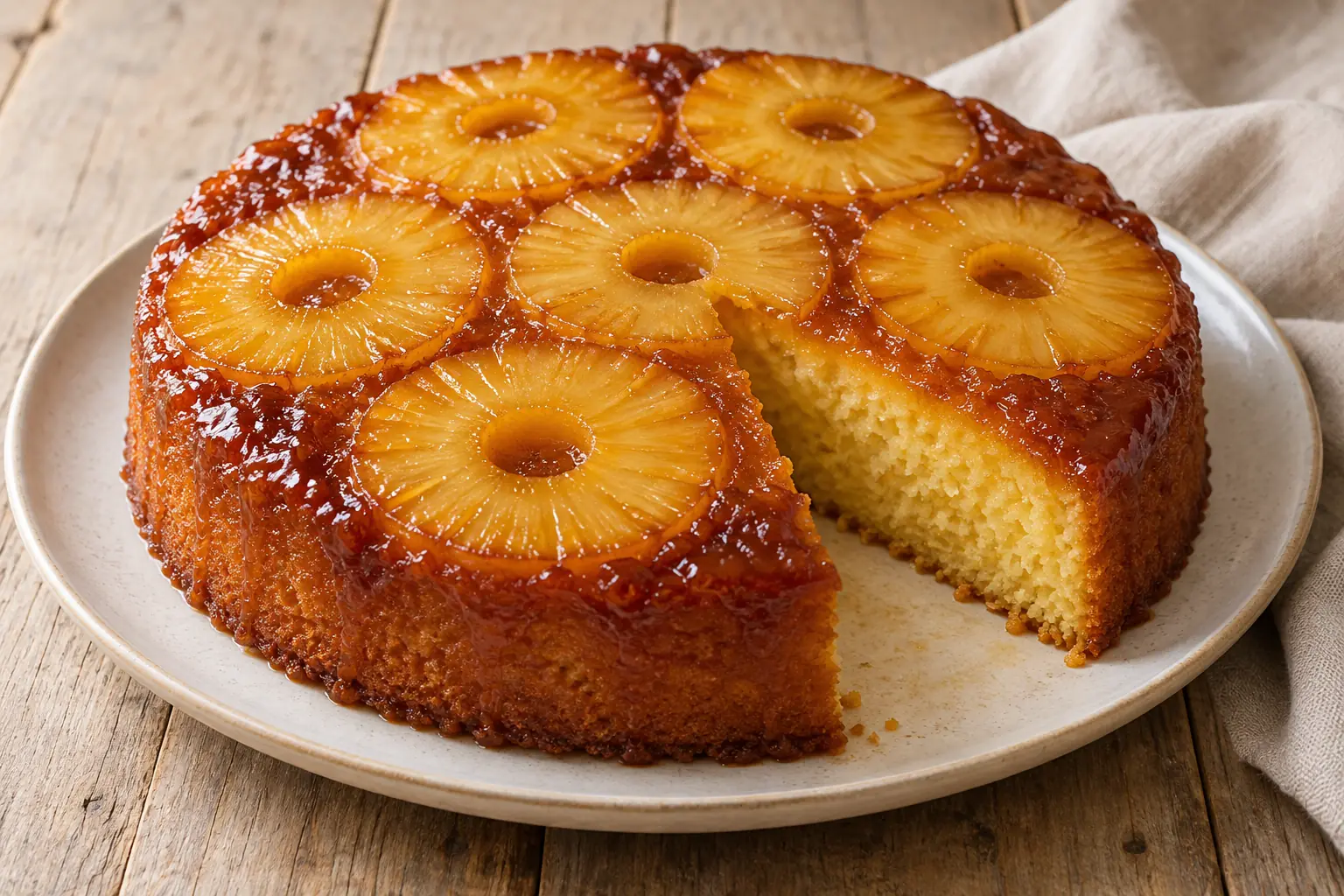 Gâteau renversé à l’ananas