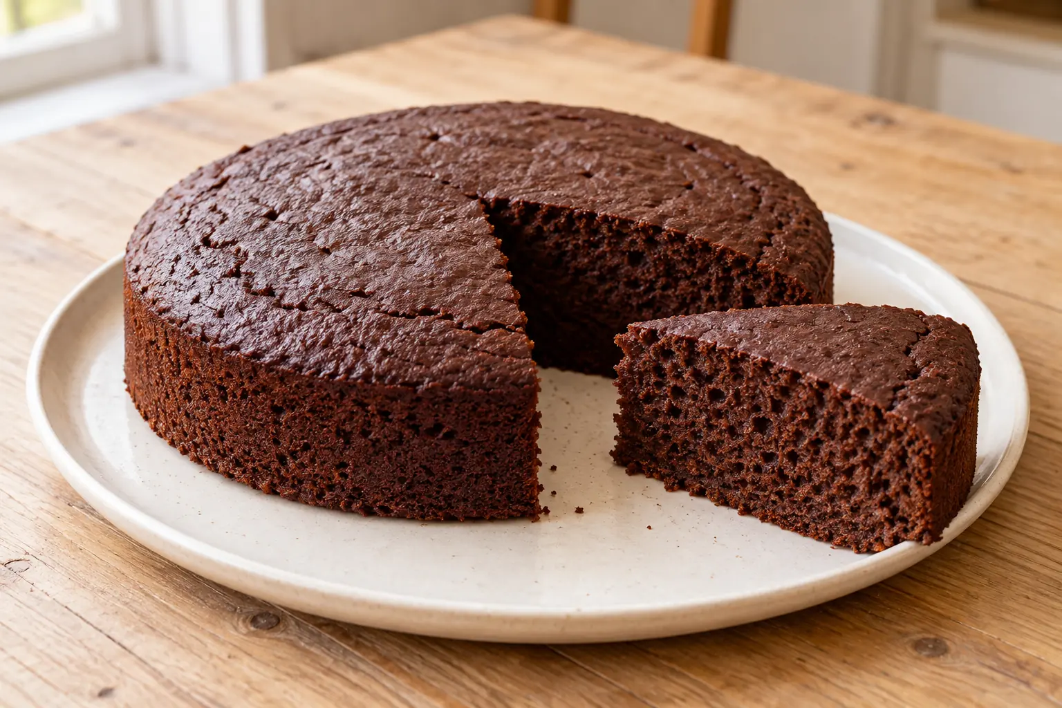 Gâteau au chocolat végétalien