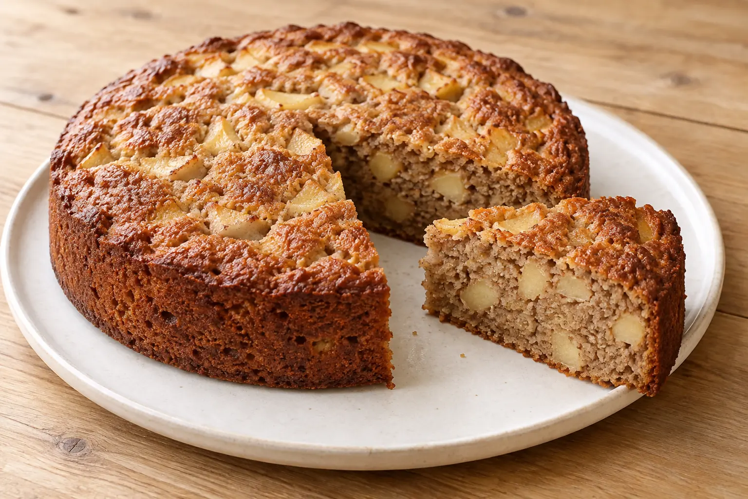 Gâteau au sarrasin et aux pommes