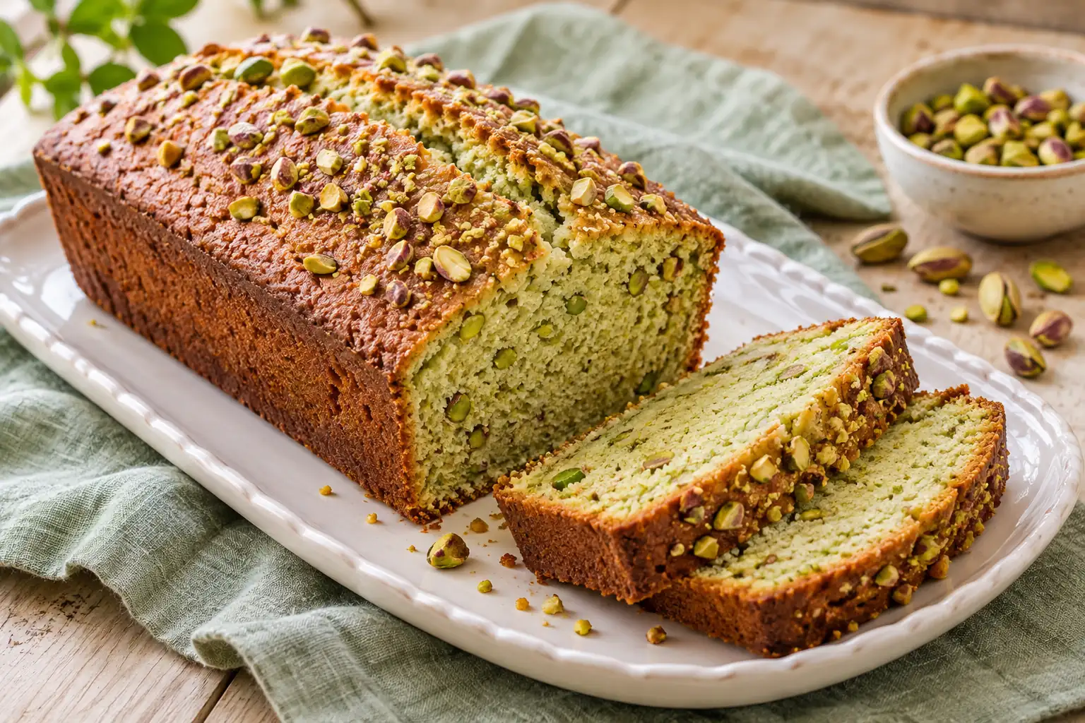 Cake à la pistache