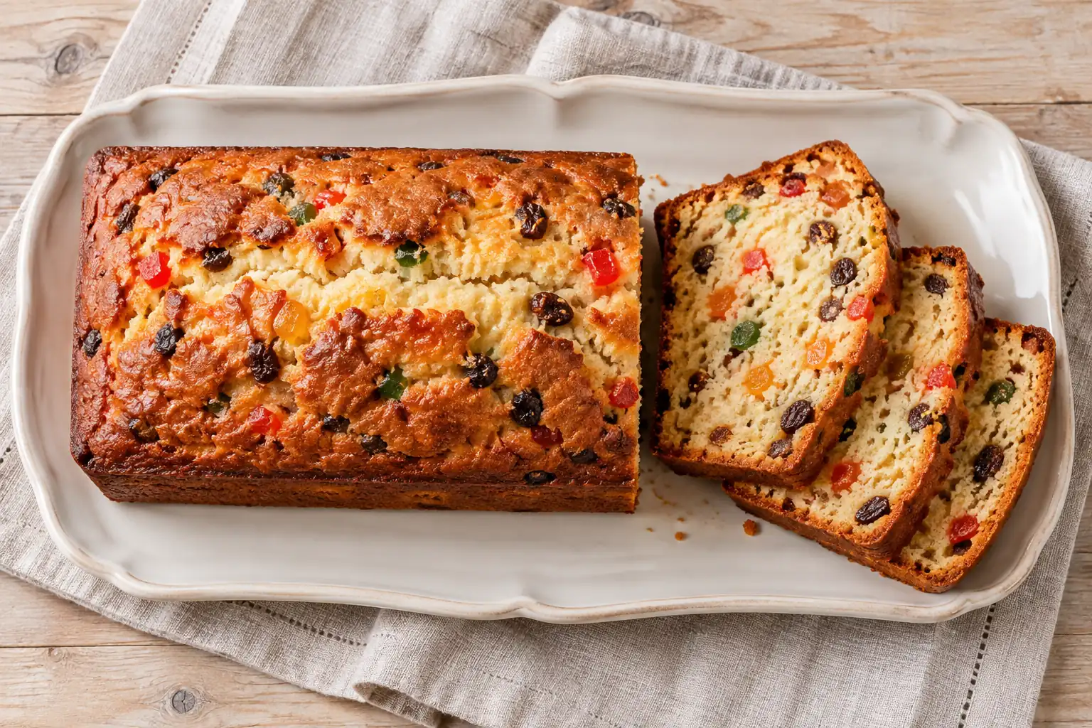 Cake aux fruits confits