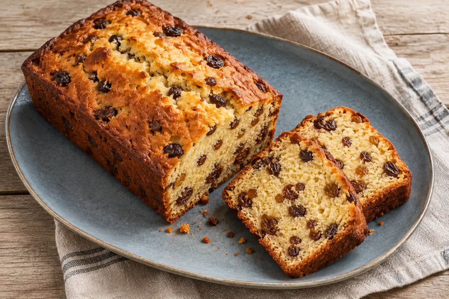 Cake aux raisins secs