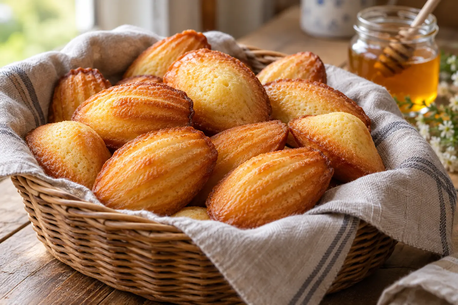 Madeleines au miel