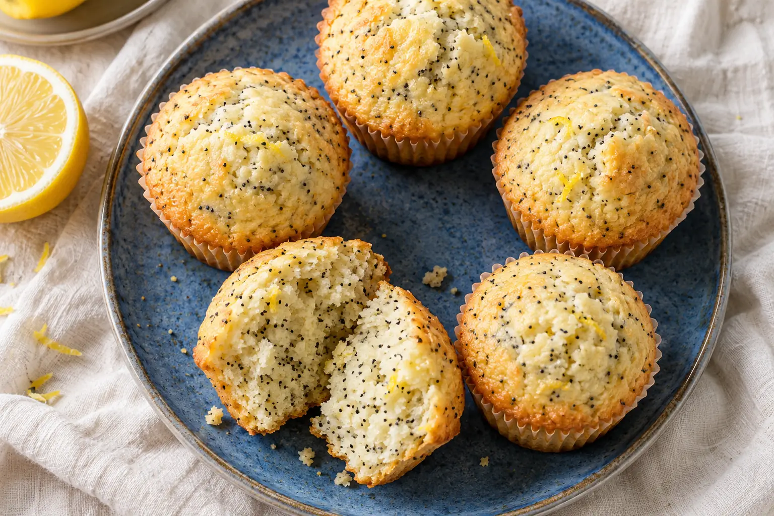 Muffins citron-pavot