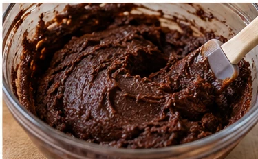Ajouter les poudres et le lait : Pâte homogène, sans mélange prolongé.