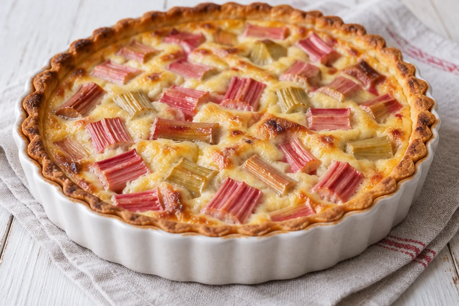 Tarte à la rhubarbe