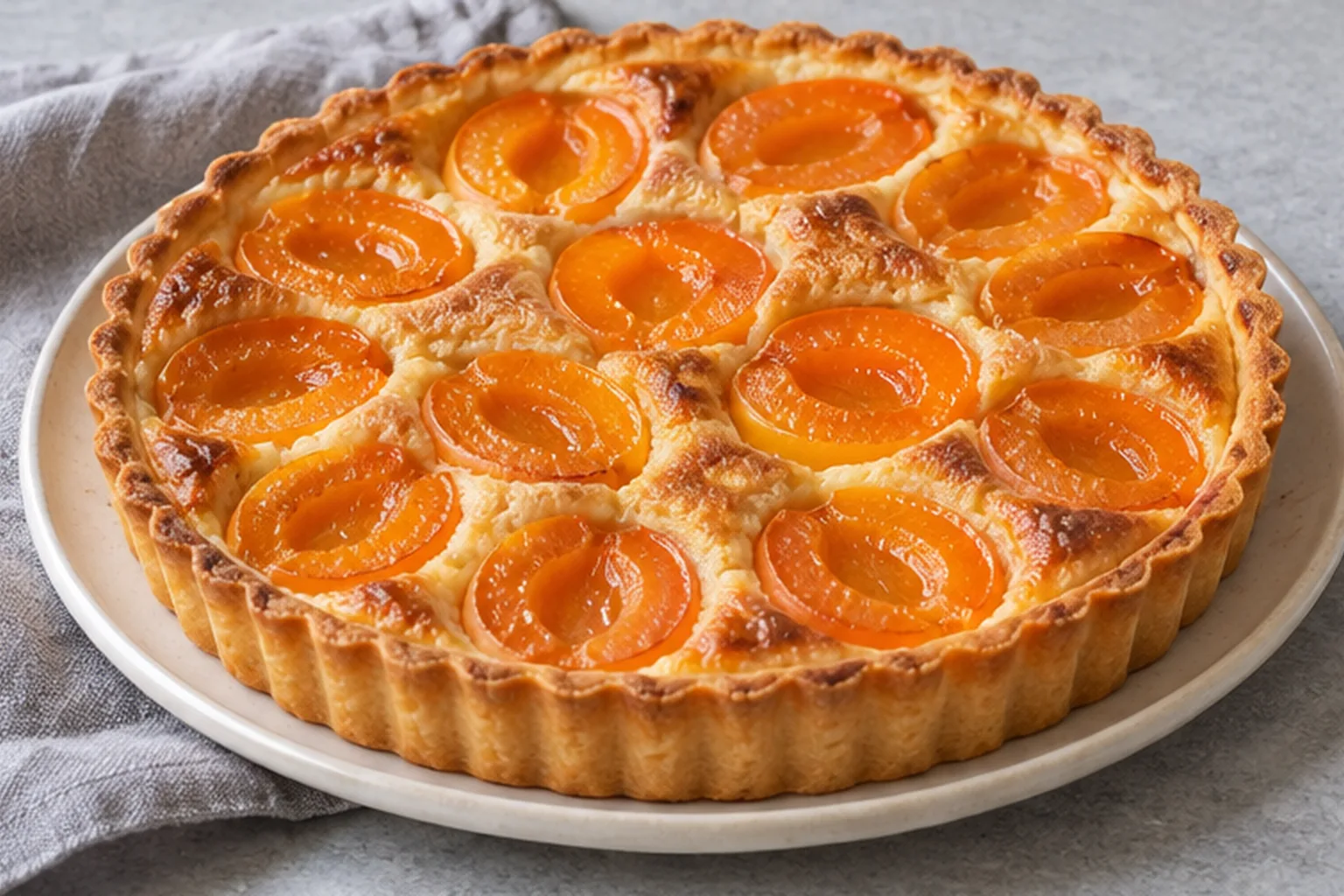 Tarte aux abricots