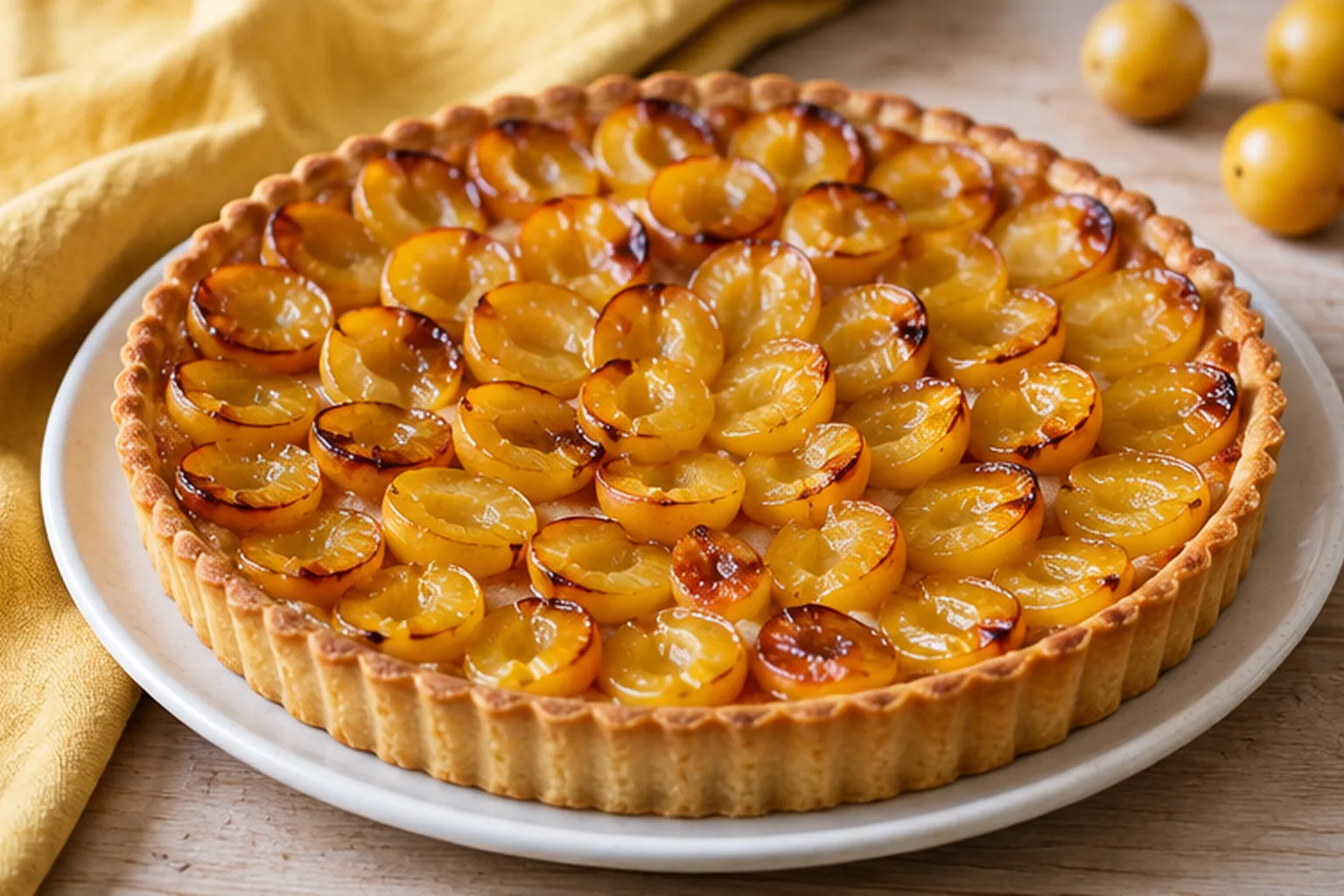 Tarte aux mirabelles