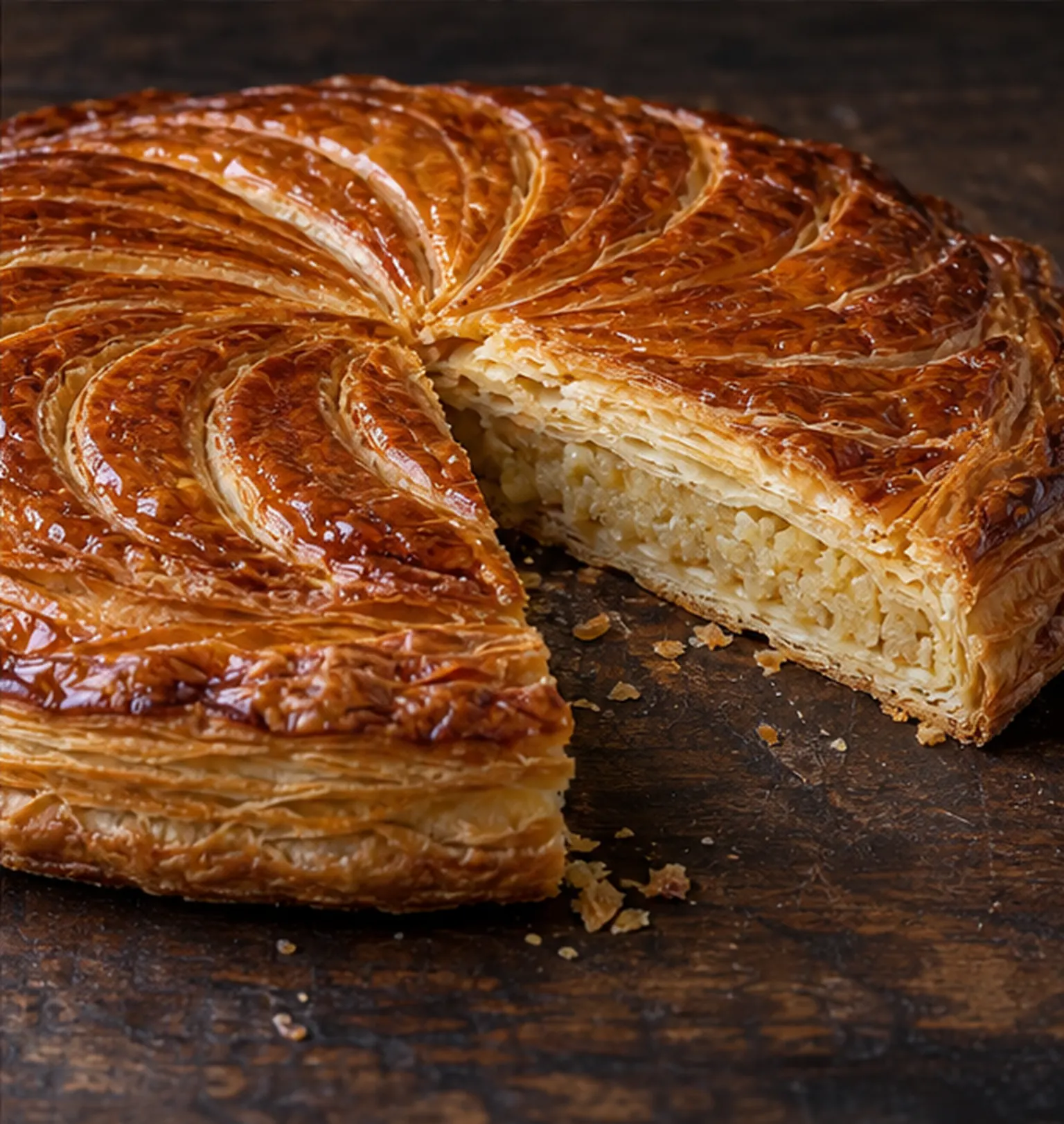Galette des rois à la frangipane