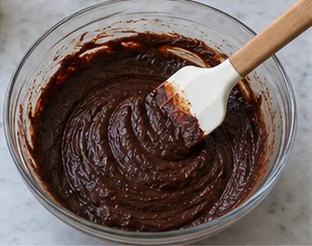 Ajouter le chocolat tiède : Crème chocolat-amande homogène.