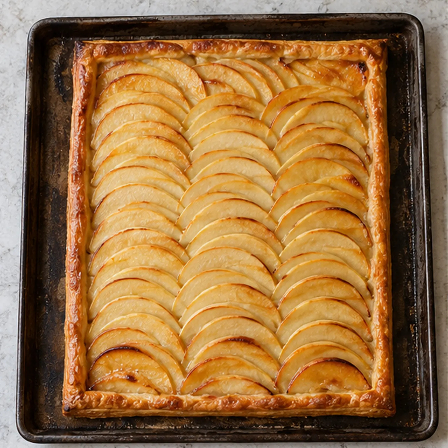Tarte fine aux pommes