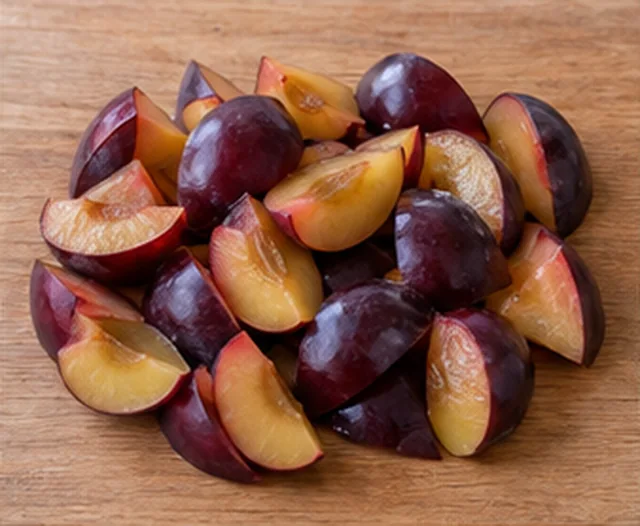 Préparer les fruits : Fruits propres, pesés et prêts.
