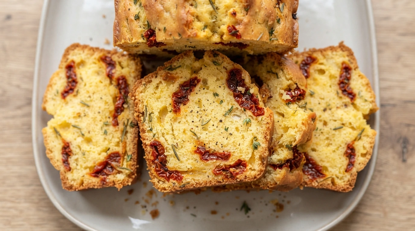 Cake aux tomates séchées