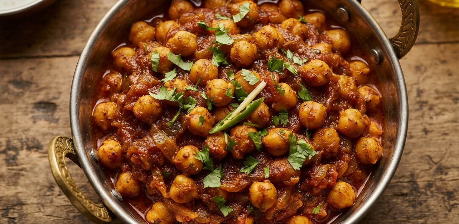 Curry indien de pois chiches
