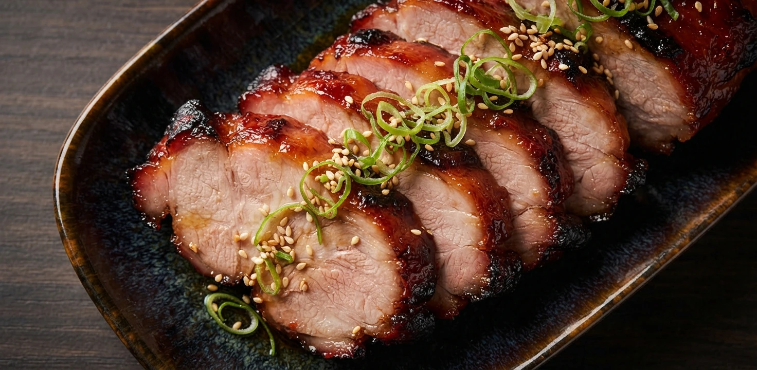 Porc char siu au tofu fermenté rouge