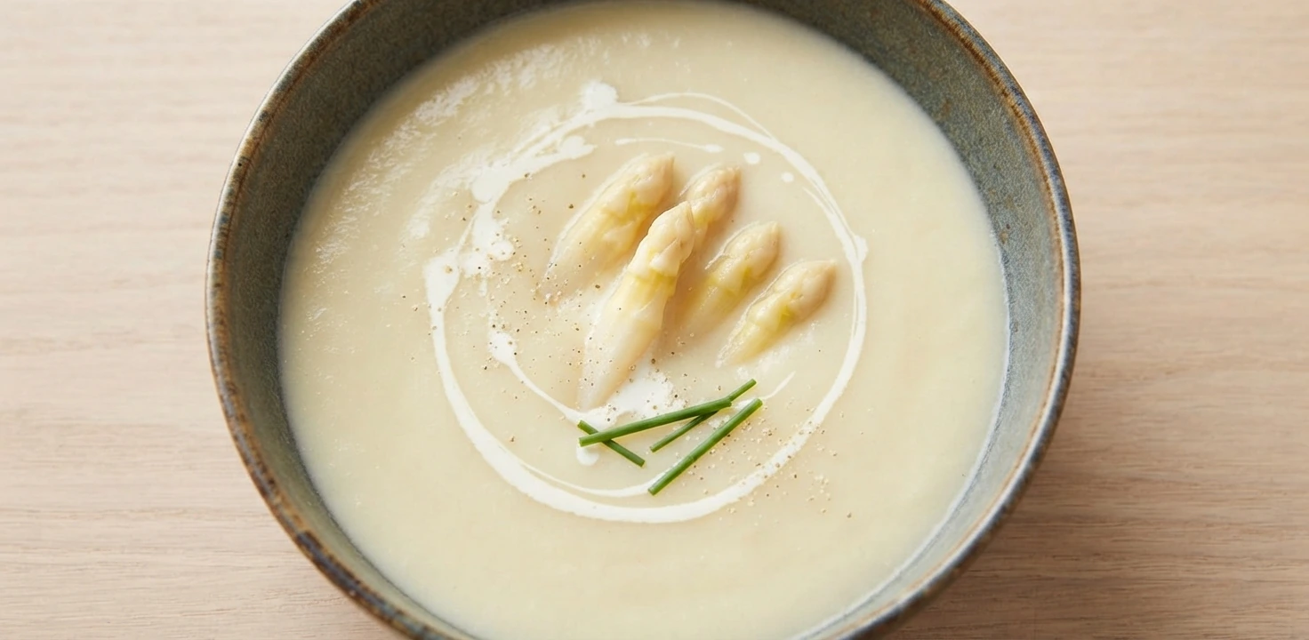 Crème d’asperges blanches