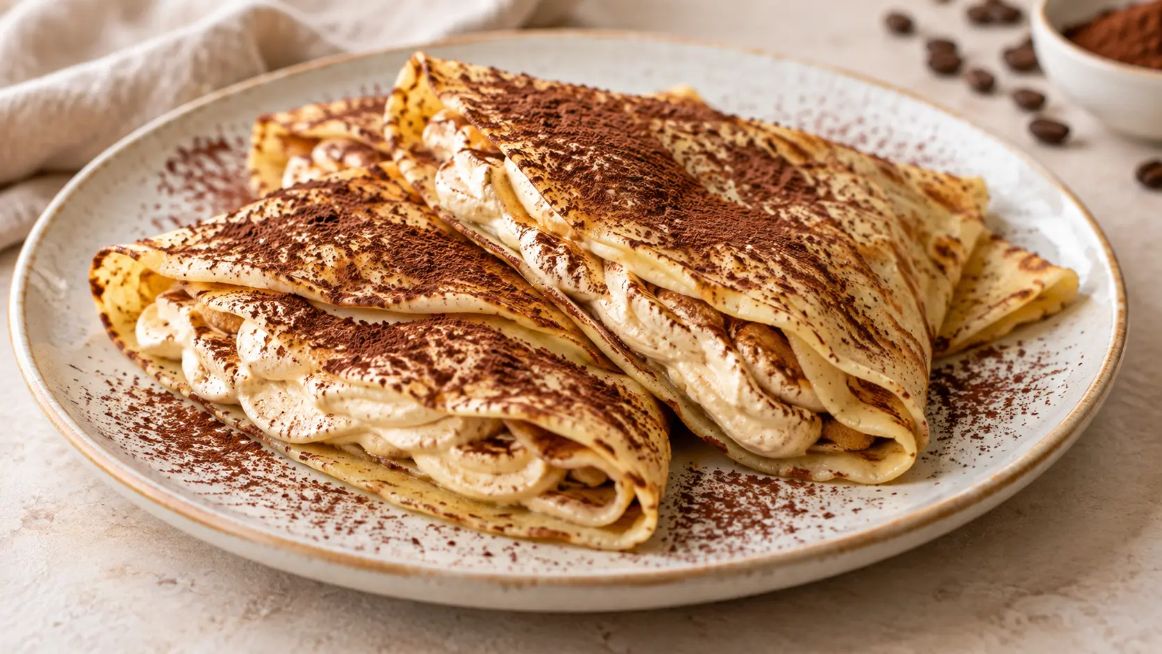 Crêpes façon tiramisu