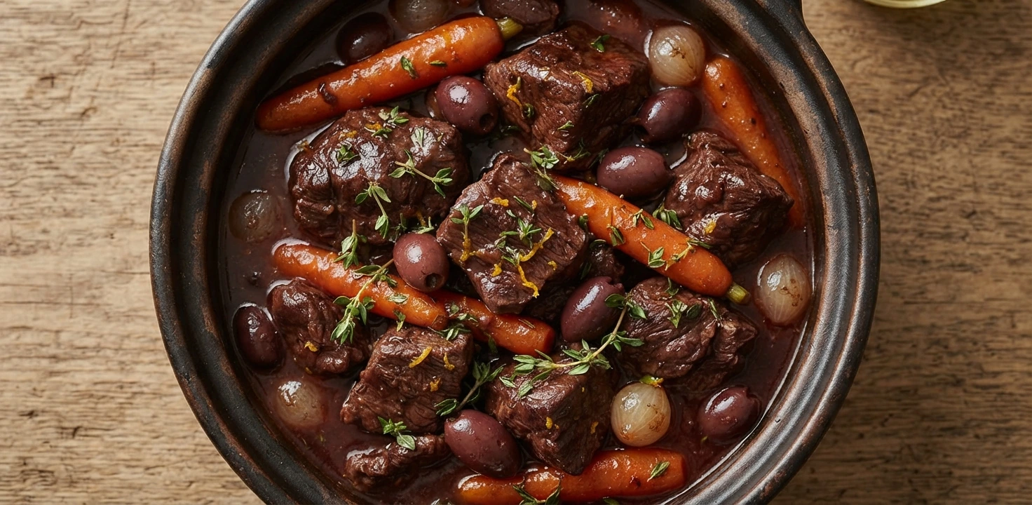 Daube de bœuf à la provençale