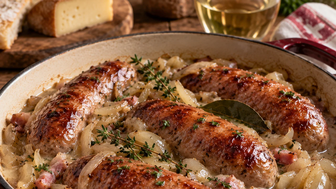 Diots de Savoie au vin blanc — photographie du plat
