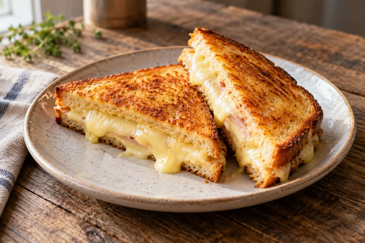 Grilled cheese à la raclette