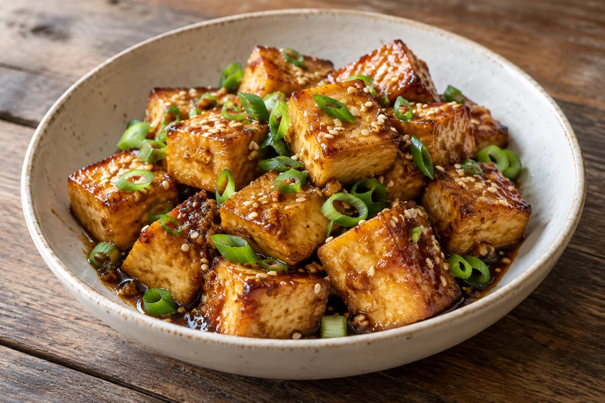 Tofu croustillant façon Général Tao