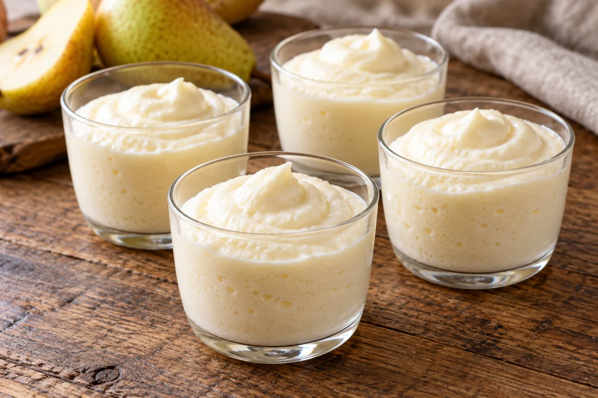 Mousse de poires au mascarpone