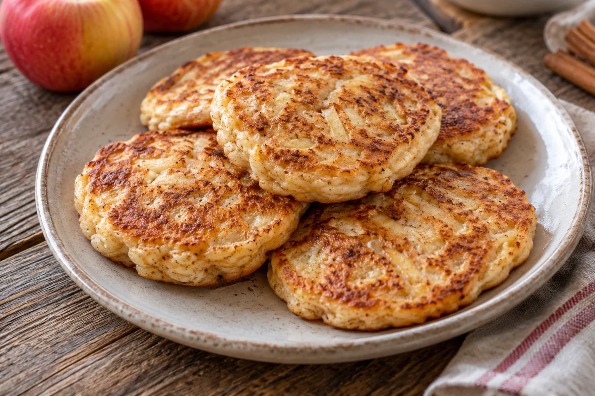 Pancakes à la pomme et à la cannelle