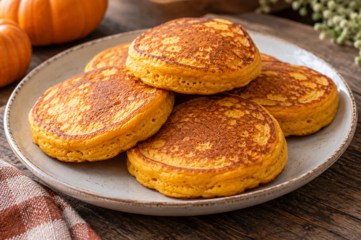 Pancakes au potimarron et aux épices