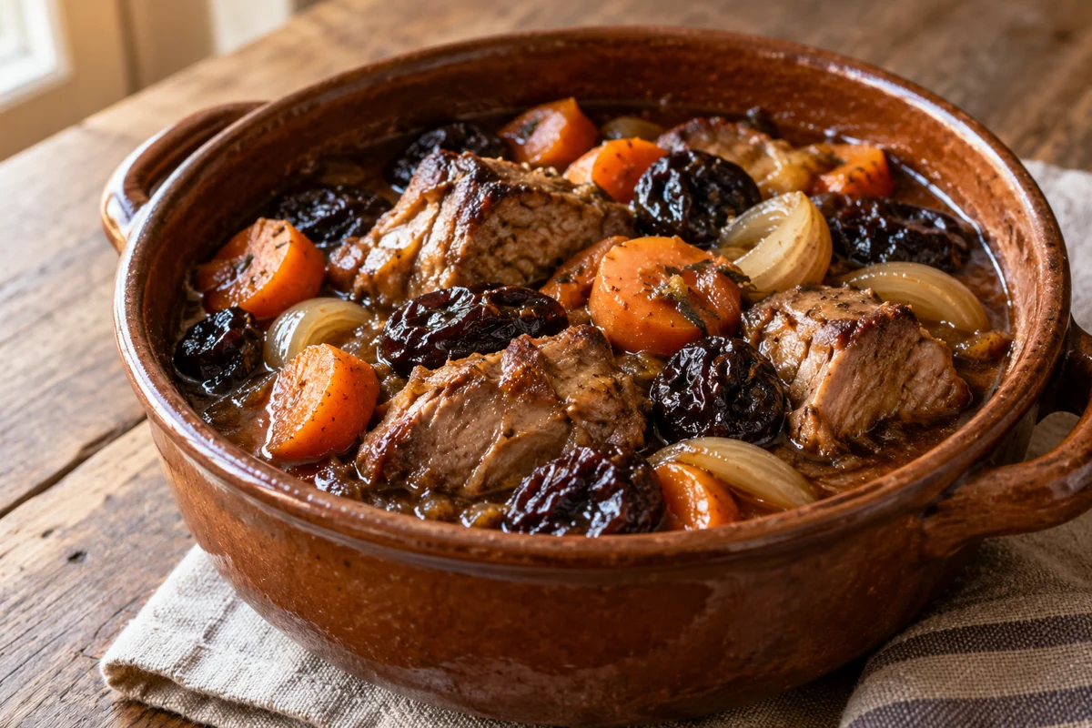 Daube de porc aux pruneaux