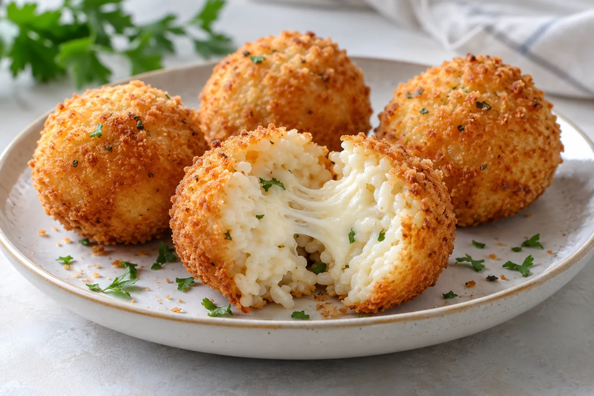 Arancini à la mozzarella