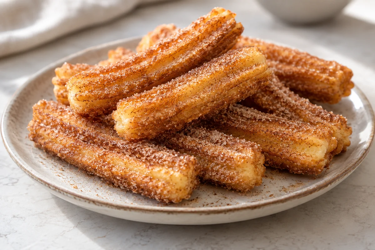 Churros au sucre et à la cannelle