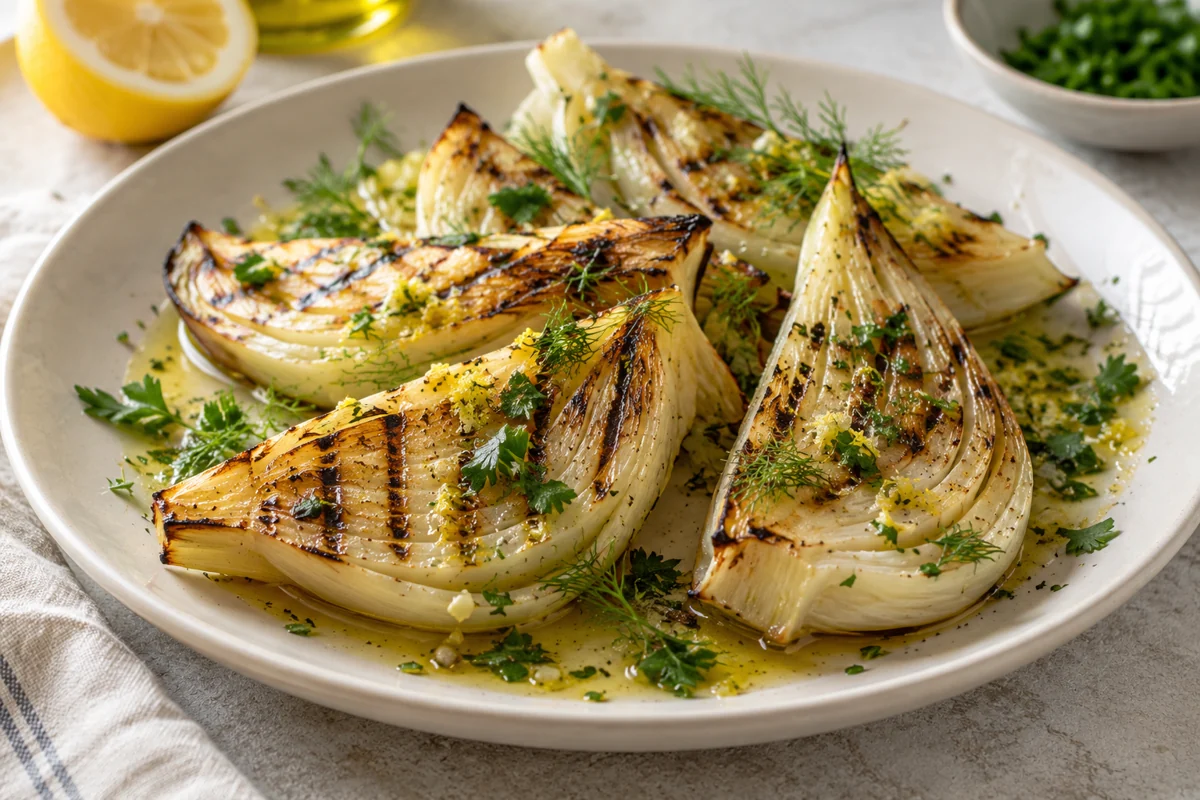 Fenouil grillé au citron