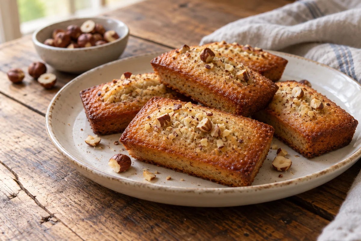 Financiers à la noisette