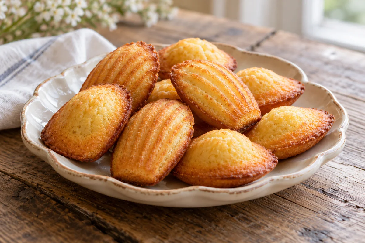 Madeleines à la vanille et au yaourt