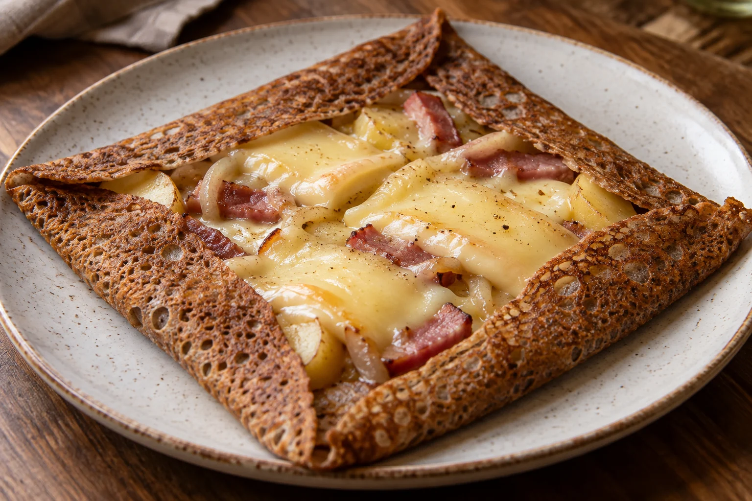 Galette façon raclette