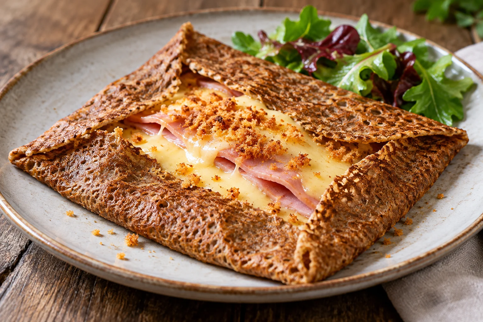 Galette façon cordon bleu