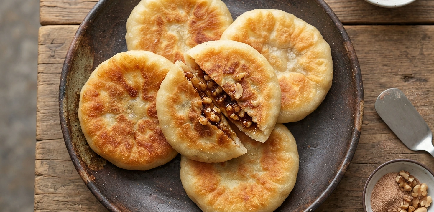Pancakes coréens fourrés