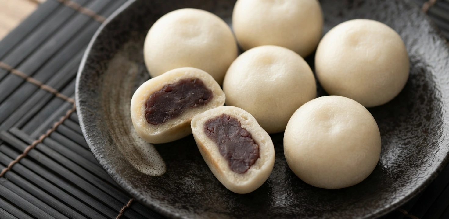Petits gâteaux japonais aux haricots rouges