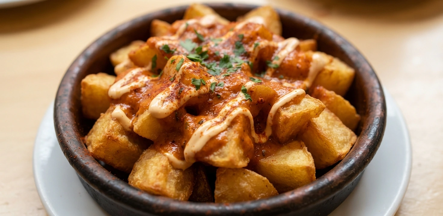 Pommes de terre espagnoles sauce brava