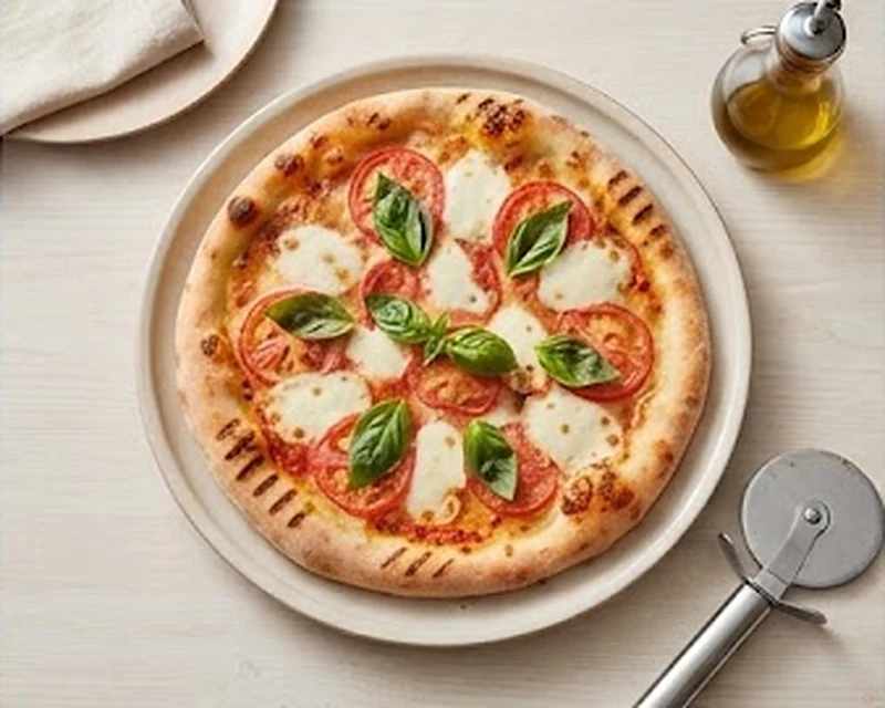 Pizza Margherita — photographie du plat