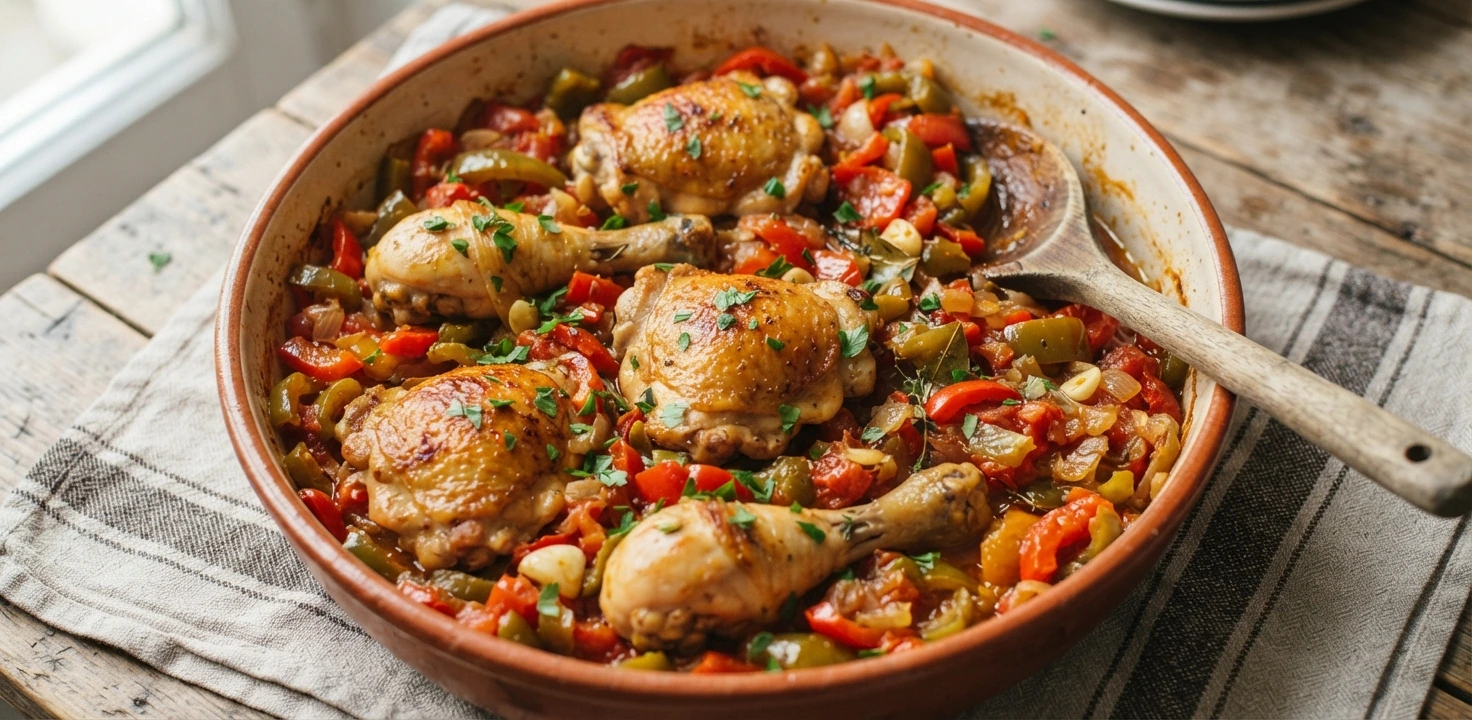 Poulet basquaise