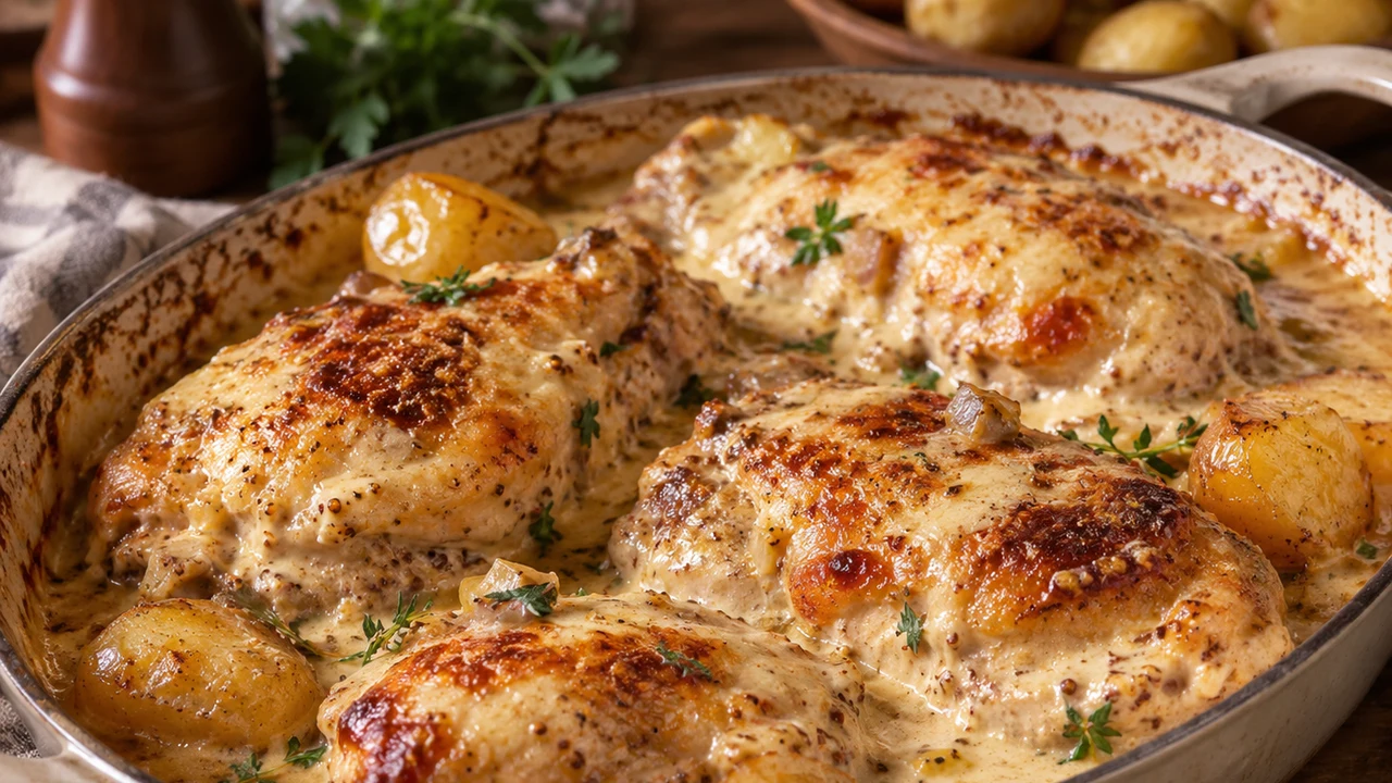 Poulet Gaston Gérard — photographie du plat