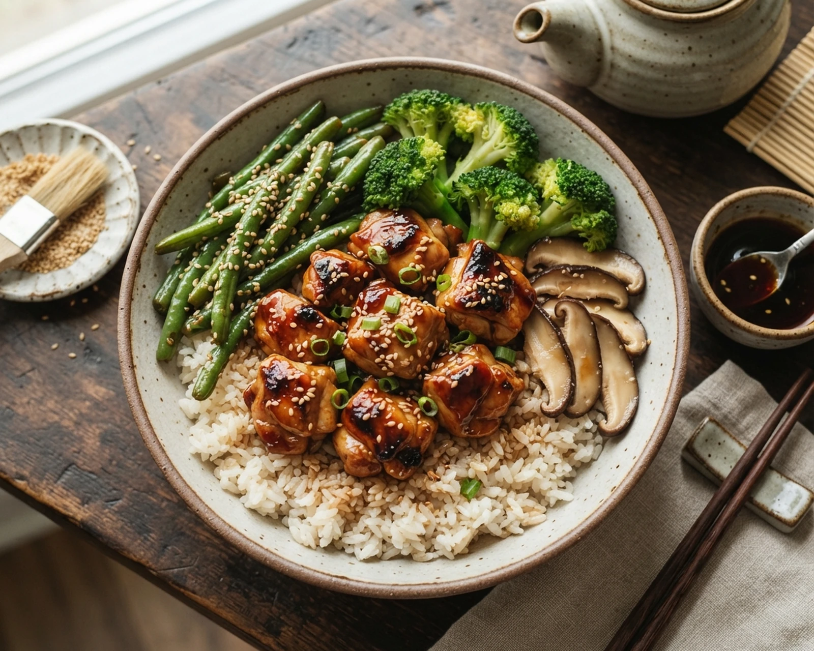 Poulet japonais laqué à la sauce soja