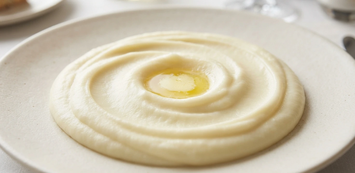 Purée de pommes de terre au lait et au beurre